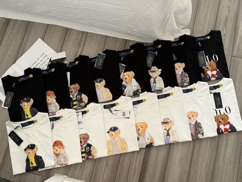 Polo Ralph Lauren Cotton Cool - Feeling Printed Short - Sleeve T - Shirts with Logo