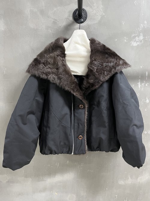 Brunello Cucinelli Timeless Old - Money Style Down Jacket Filled with Premium White Goose Down