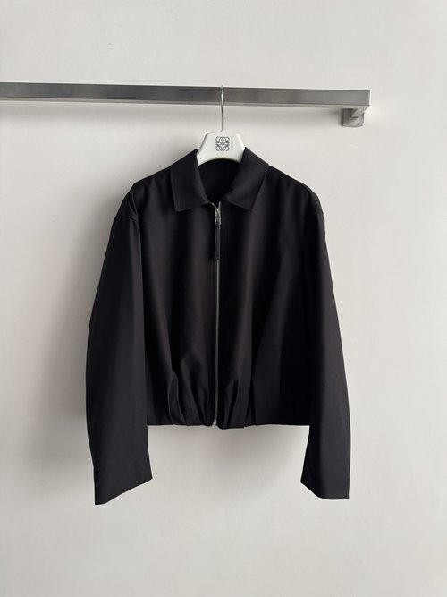 Loro Piana Loose Collar Jacket with Unique Design, Stylish & Proportional