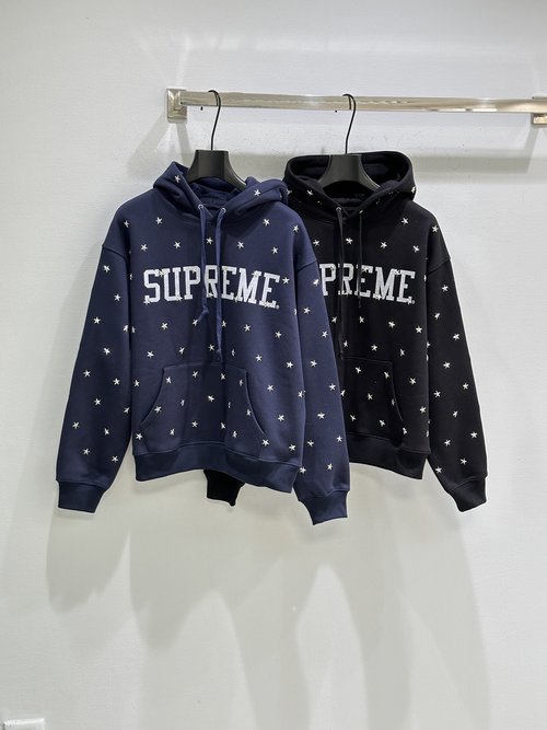 Prada Cotton Punk T-Shirt with Metal Star Rivets & Logo