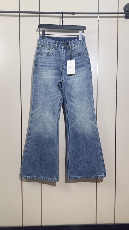 Celine High-Waisted Flare Jeans for a Stylish Look