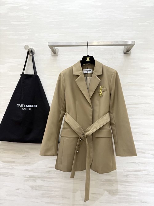 Yves Saint Laurent Premium Custom-Made Wool Blazer