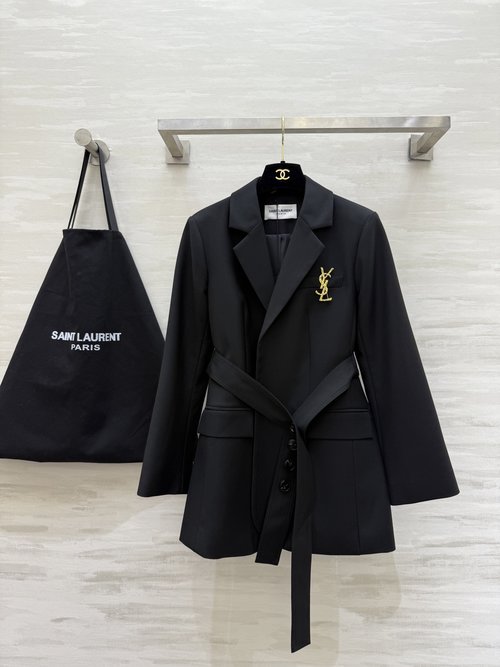 Yves Saint Laurent Premium Custom-Made Wool Blazer