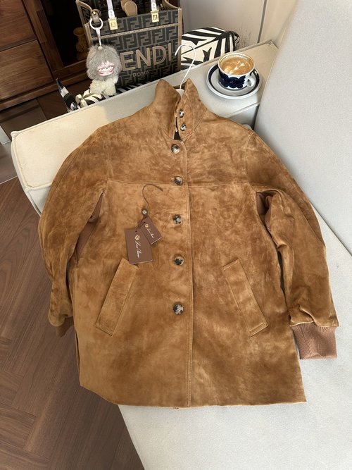 Loro Piana Top-Quality Italian Imported Goat Suede Leather