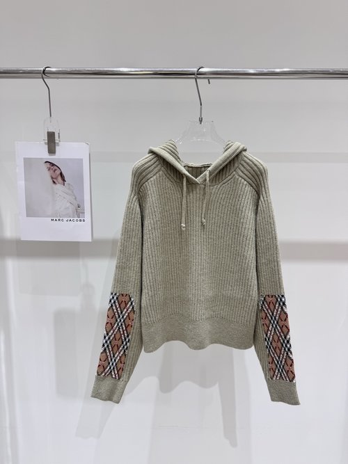 Burberry New Drawstring Hooded Sweatshirt