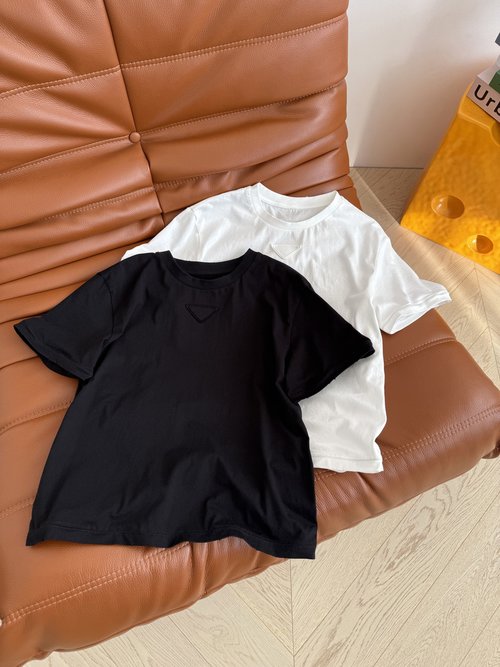 Prada Triangle Logo Short-Sleeve T-Shirt