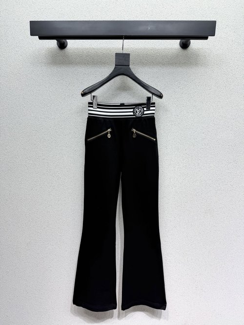 Louis Vuitton Custom Fabric Micro Flare Trousers