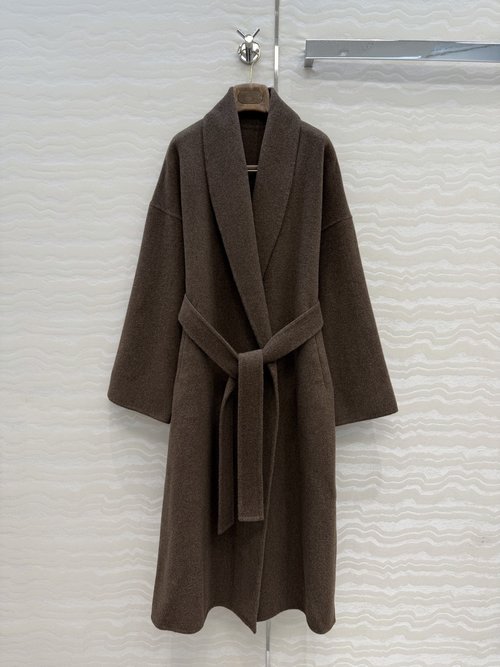 Loro Piana Exclusive LP Luxury Cashmere Trench Coat with Handmade Edge