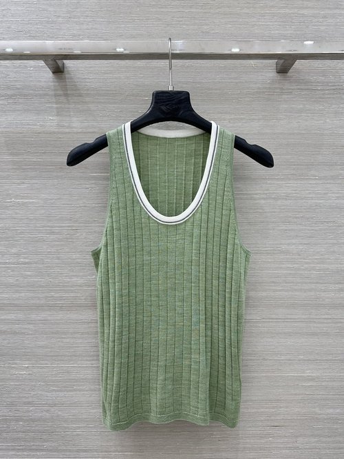 Brunello Cucinelli Premium Silk Wool Chain - Collar Vest with Swiss Wool