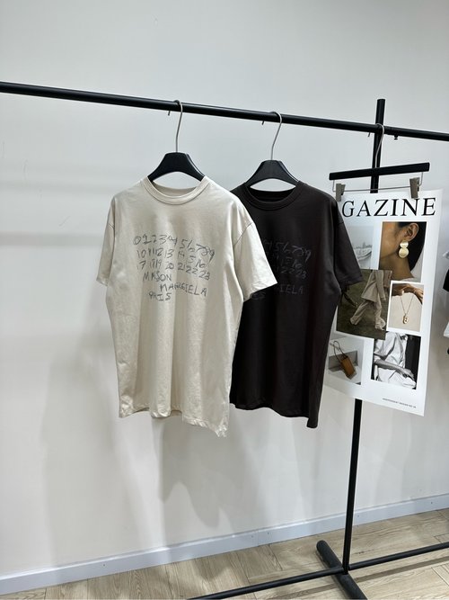 Maison Margiela Maison Margiela Digital Graffiti Short Sleeve T-Shirt, Two Colors