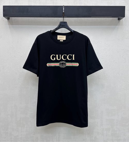 Gucci Casual All - Cotton T - Shirt with Logo