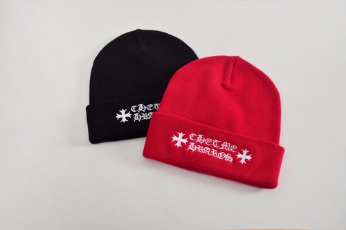 Chanel Sanskrit Embroidery Wool Knit Beanie