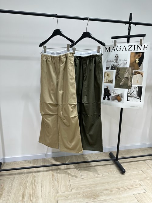 Alexander Wang Cotton Letter - Webbing Adjustable Utility Trousers