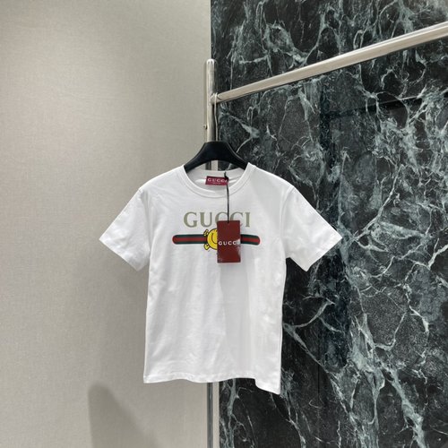 Gucci Vintage Smiley Print Short-Sleeve T-Shirt