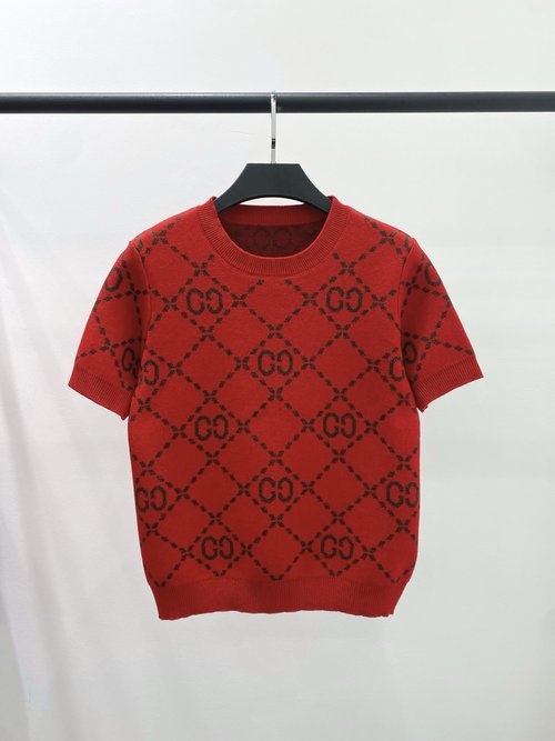 Gucci Double - G Jacquard Knit Top