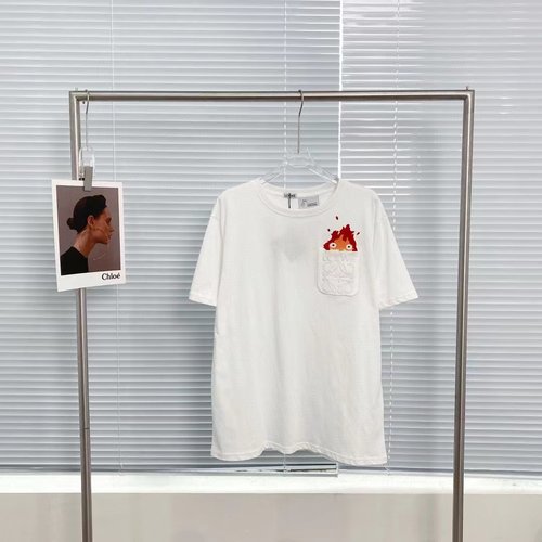 Loewe LOEW x Howl s Moving Castle Embroidery T-Shirt