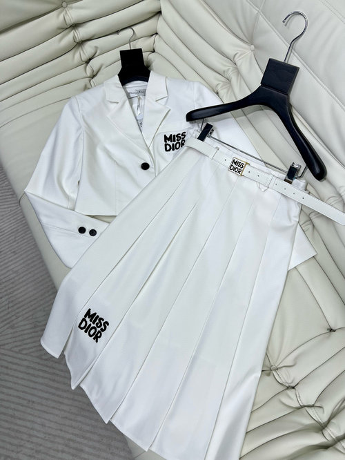 Dior High-Class Suit Set of Blazer and Skirt
