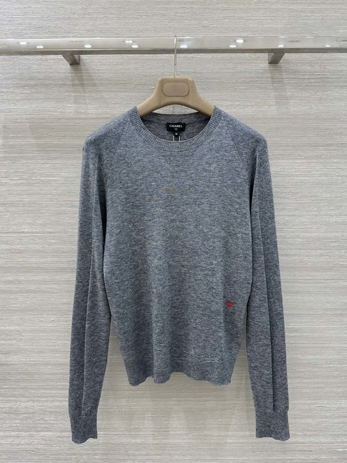 Chanel Exclusive Superfine Cashmere Long-Sleeved Top