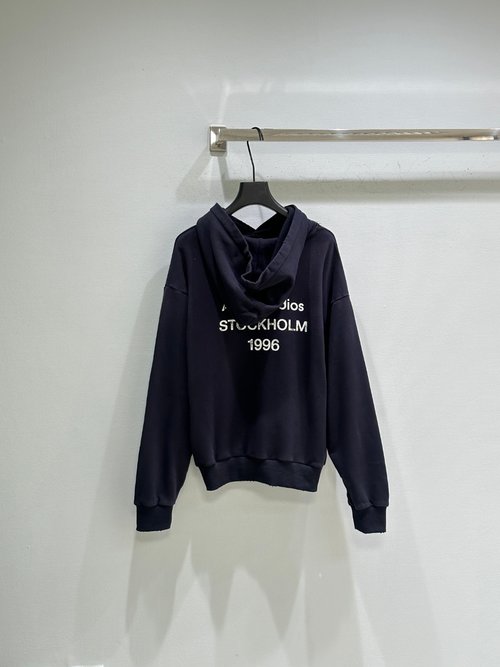 Dior Hoodie with Acne Studios Logo, Timeless Splash Design