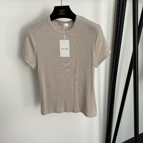 Hermes Solid-Color Pure Cotton Slim-Fit Short-Sleeved T-Shirts in Multiple Colors