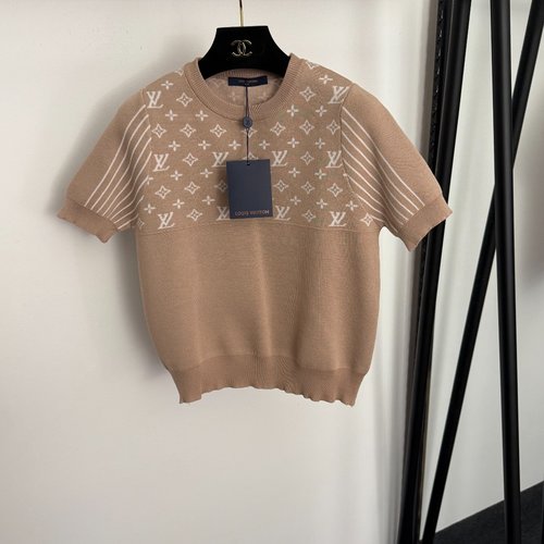 Louis Vuitton New Monogram Jacquard Sleeveless Knit Sweater in 3 Colors