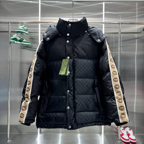 Gucci Limited Edition Reflective Logo Down Jacket with Patch