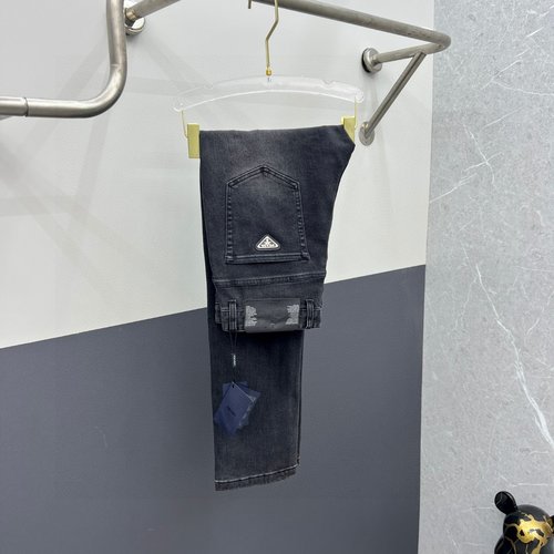 Prada New Arrival Customized Jeans with Fine Craftsmanship