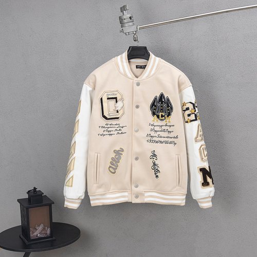 Fendi Demon Embroidery Baseball Jacket