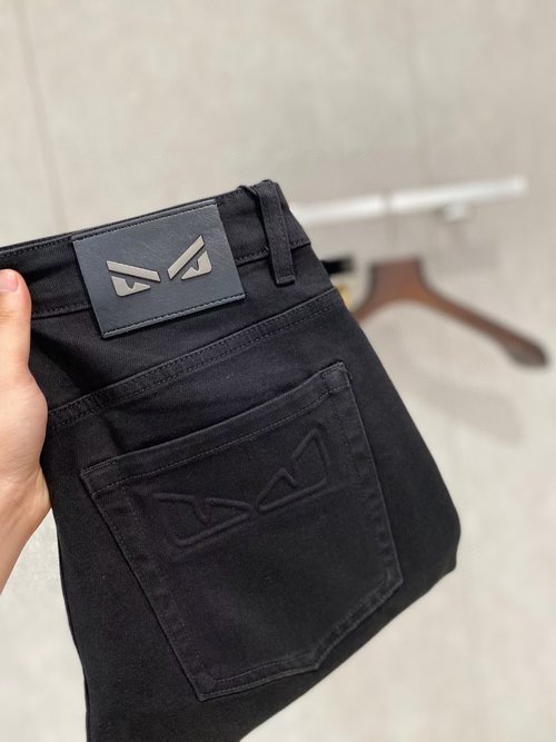 Fendi Breathable Jeans with Premium Details