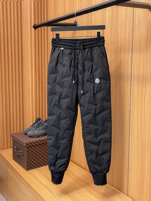 Moncler Thickened Warm Down Pants for Outdoor Use
