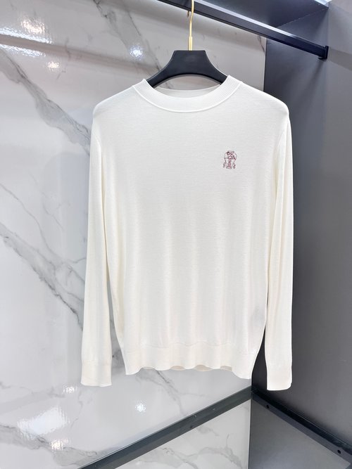 Brunello Cucinelli Fashionable Imported Wool Sweater