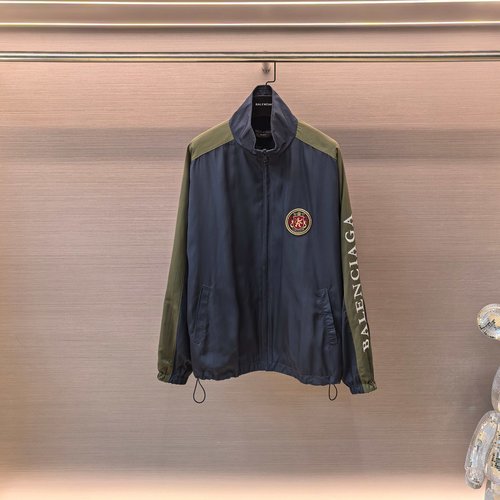 Balenciaga Co-branded Badge Athletic Jacket