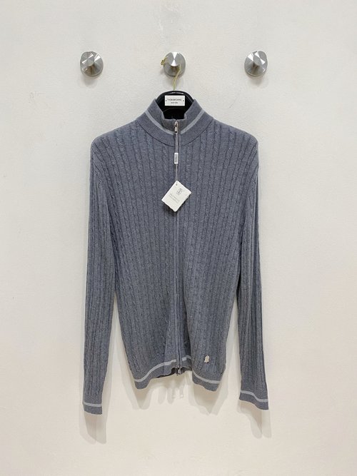 Brunello Cucinelli Classic Knit Polo with Elegant Texture