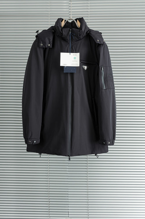 Prada Warm Jacket Filled with 90% White Goose Down