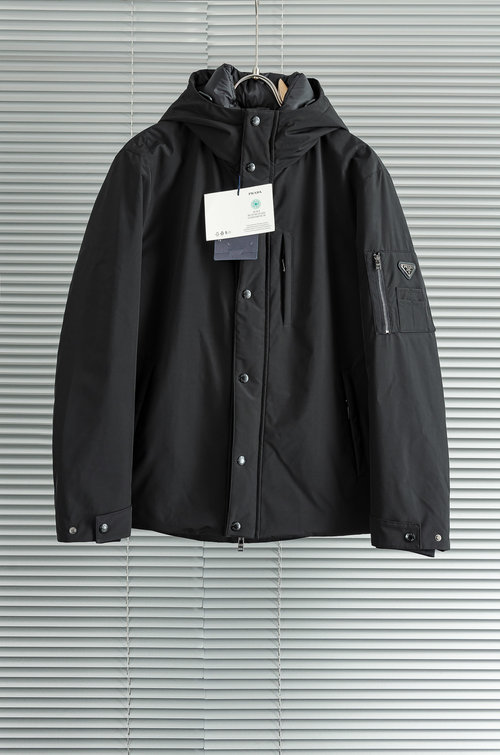 Prada Lightweight Jacket Filled with 90% White Goose Down