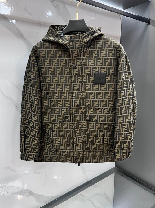 Fendi Simple and Practical Polyester Jacket