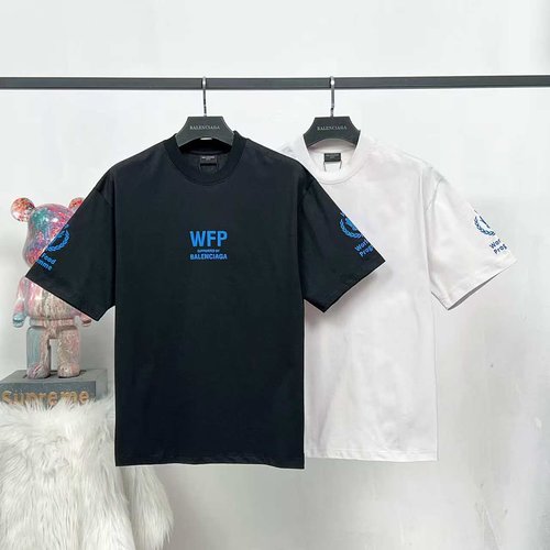 Balenciaga World Food Programme Co-branded Printed T-Shirt