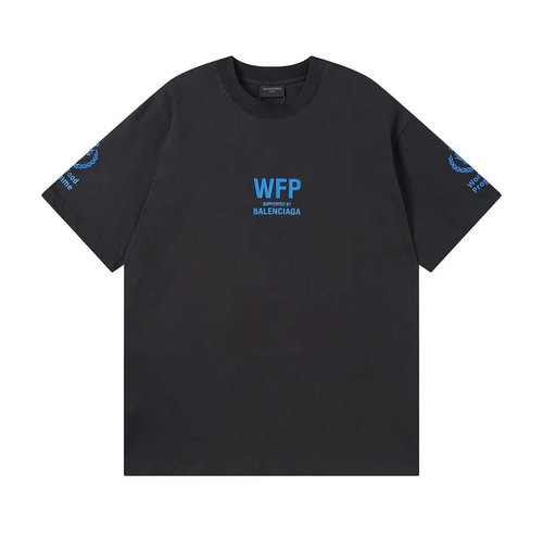 Balenciaga World Food Programme Co-branded Printed T-Shirt
