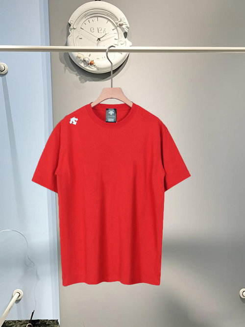 Descente 32-Count Double-Yarn Cotton Short-Sleeve T-Shirt