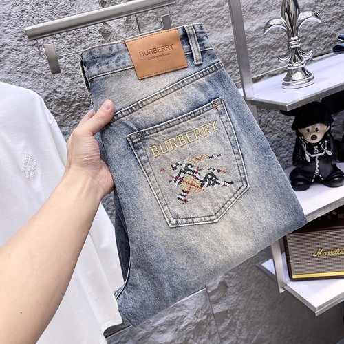 Burberry Superior Comfort Heavy-Duty Denim Pants