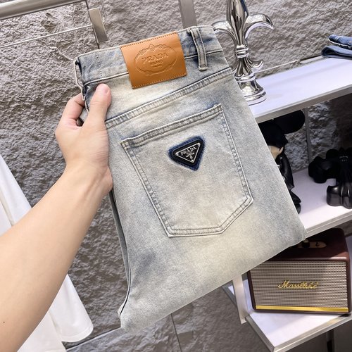 Prada Original Single Wash Jeans with High Quality