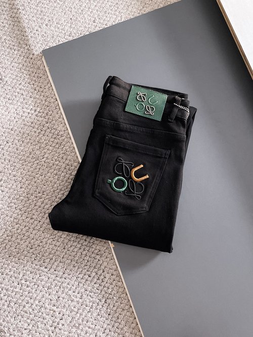Loewe Premium Jeans with Soft Feel and Slim Fit