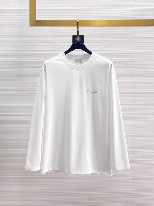 Dior High-quality Long-sleeved T-shirt with Sorona Material