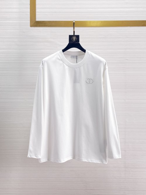 Dior High-quality Long-sleeved T-shirt with Sorona Material