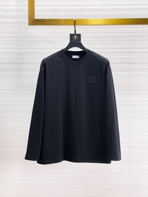 Dior High-quality Long-sleeved T-shirt with Sorona Material