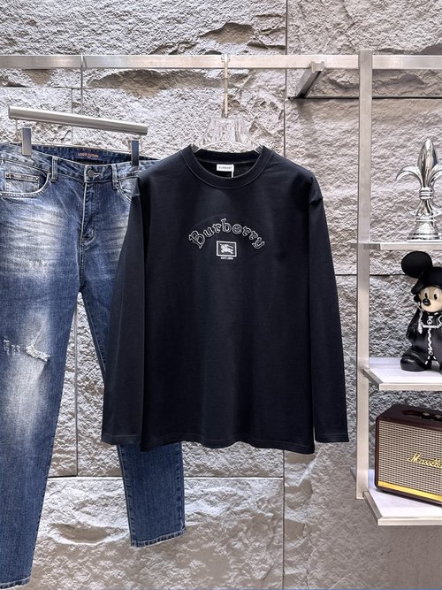 Burberry High - quality Long - sleeve T - shirt with Sorona Fabric