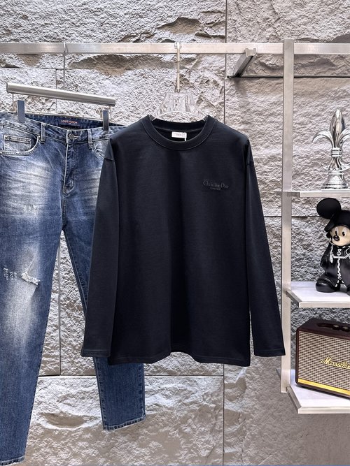 Dior High - quality Long - sleeve T - shirt with Sorona Fabric