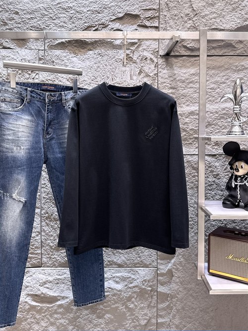 Louis Vuitton High - quality Long - Sleeve T - Shirt with Special Fabric