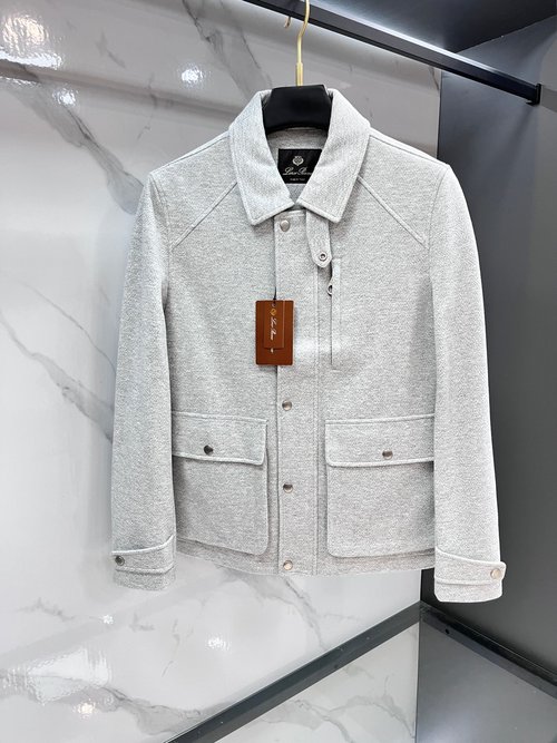 Loro Piana Handmade Jacket with Premium Natural Fabrics