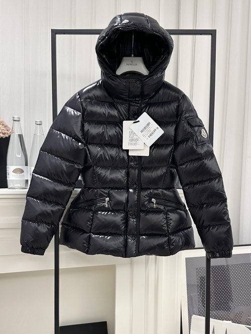 Moncler Short Hooded A-Line Down Jacket